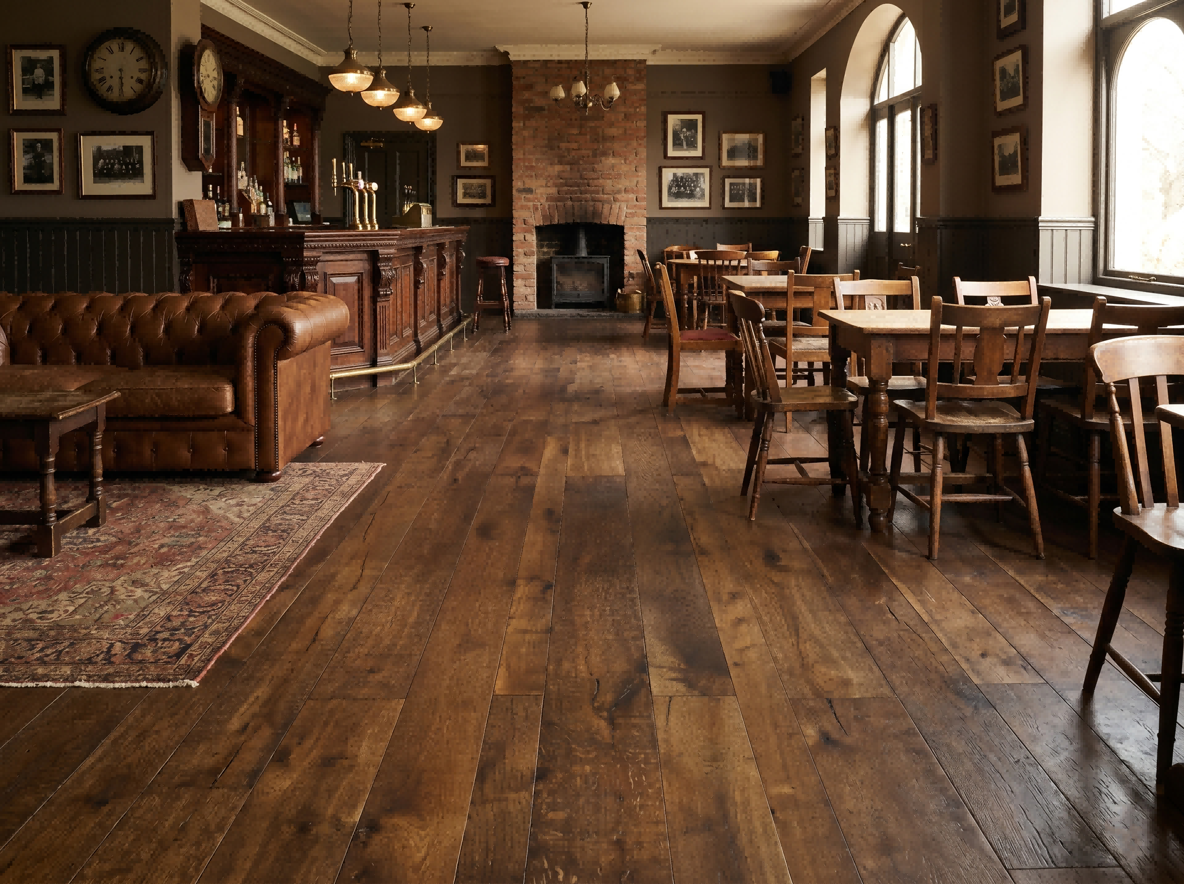 Smoked Oak Multi-Surface Engineered Flooring -- AC-03