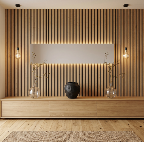AMUER Natural Wood Wall & Ceiling Cladding — Bring the Floor to Every Surface