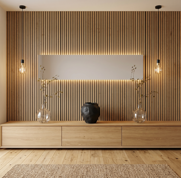 AMUER Natural Wood Wall & Ceiling Cladding — Bring the Floor to Every Surface