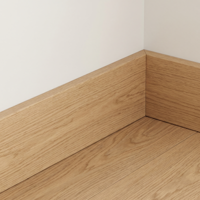 AMUER Natural Wood Skirting Boards — Floor-Matched, Precision-Finished, Built to Last
