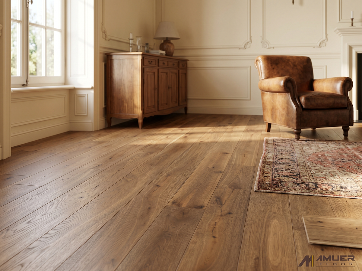 AC-22 Warm Smoked Oak Flooring in Heritage Residential Interior