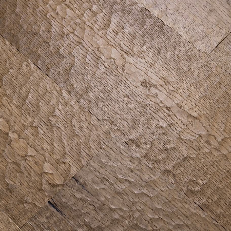 Hand Scraped Smoked Oak Wide Plank Engineered Flooring -- AC-23