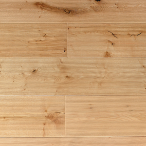 Hand Scraped Natural Oak Wide Plank Engineered Flooring 260mm | AMUER AM-06