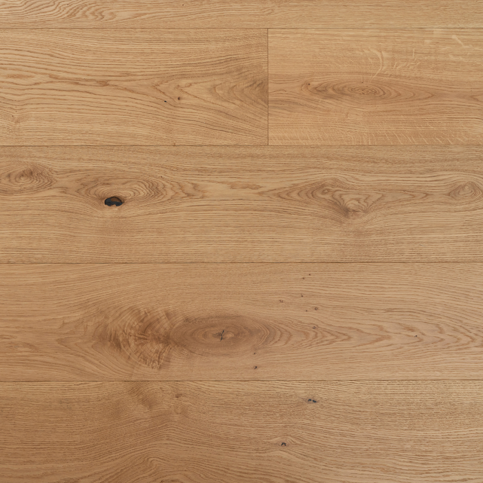 Natural Oak Wide Plank Engineered Flooring 220mm CD Grade | AMUER AM-14