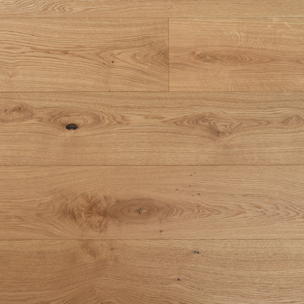 Natural Oak Wide Plank Engineered Flooring 220mm CD Grade | AMUER AM-14