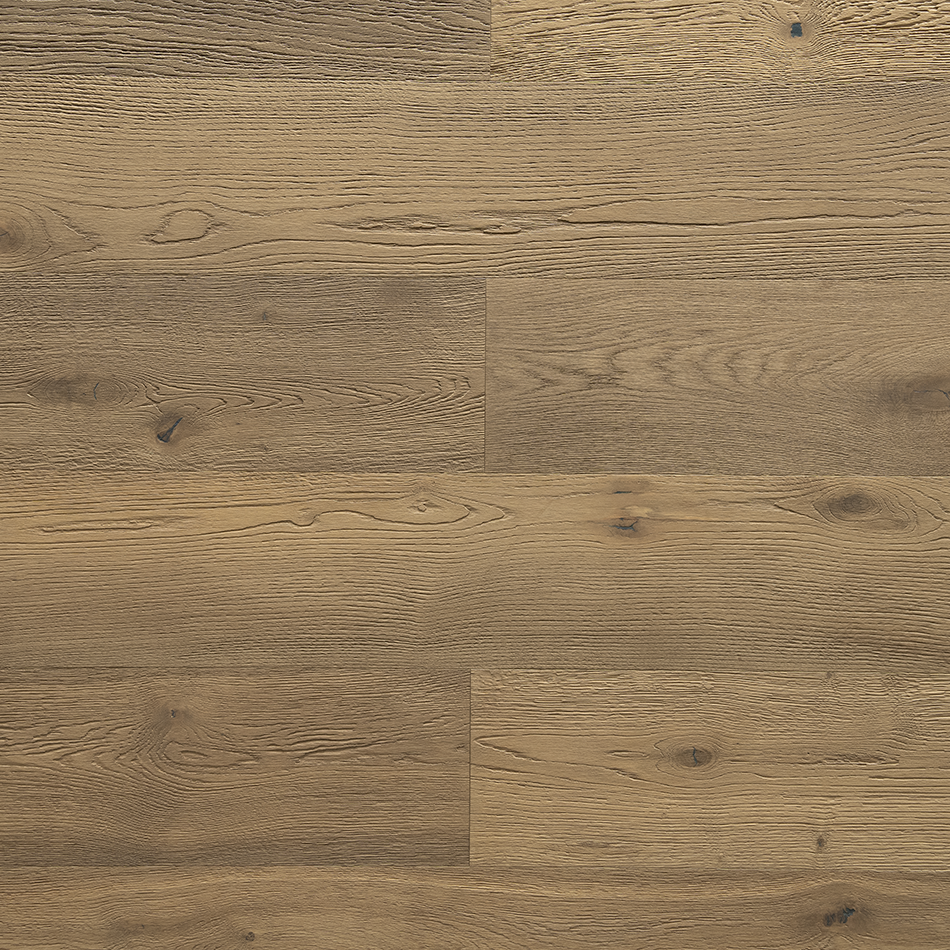 Natural Oak Wide Plank Engineered Flooring -- AM-14