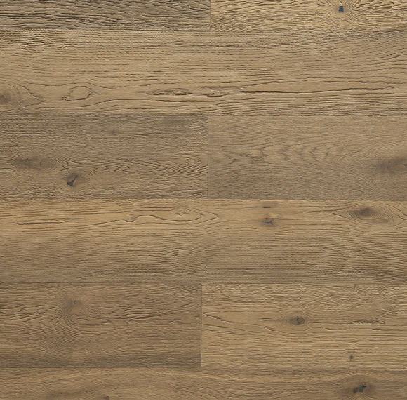 Heavy Brushed Smoked Oak Wide Plank Engineered Flooring 260mm | AMUER