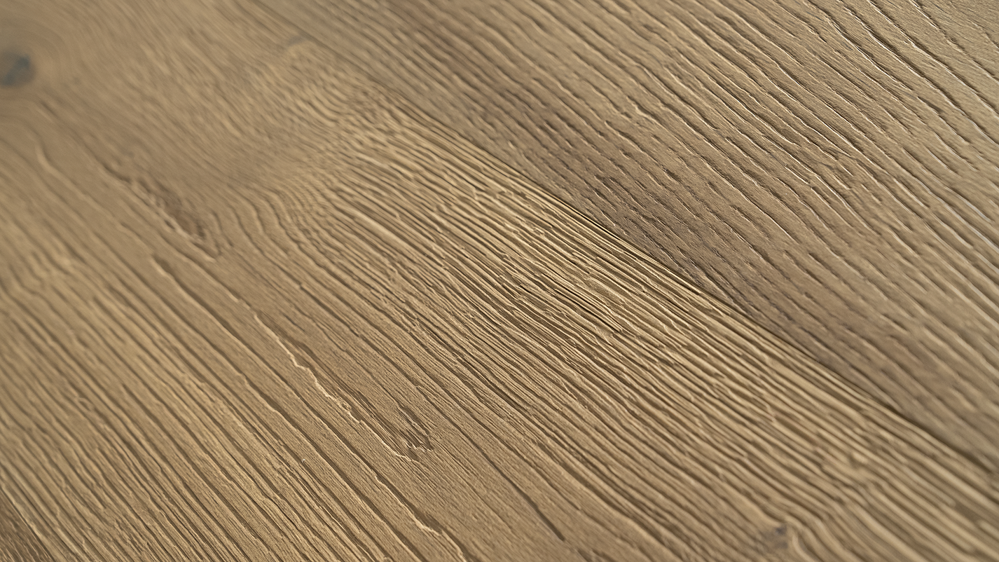 Natural Oak Wide Plank Engineered Flooring -- AM-14