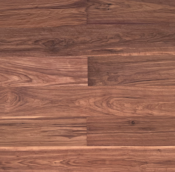 Embossed American Walnut 190mm Wide Plank Wax Oil Engineered Flooring │ AMUER AW-07