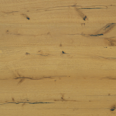 Deeply Brushed Natural Oak Wide Plank Engineered Flooring 220mm | AMUER AM-09