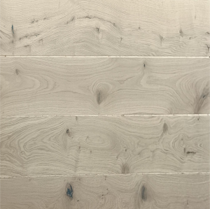 Ivory White Brushed Oak Engineered Flooring 190mm | AMUER AM-16