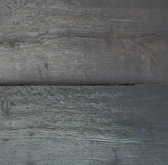 Dark Charcoal Oak 400mm Extra-Wide Plank Engineered Flooring | AMUER AH-02