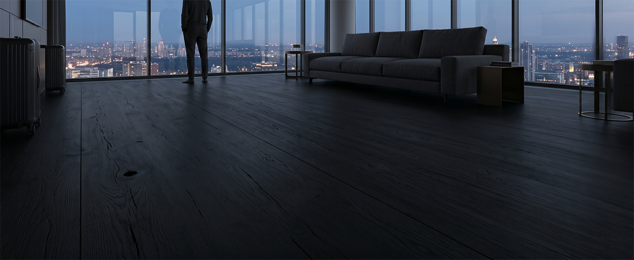 400mm Antique Character Oak Extra-Wide Plank Engineered Flooring — AH-01