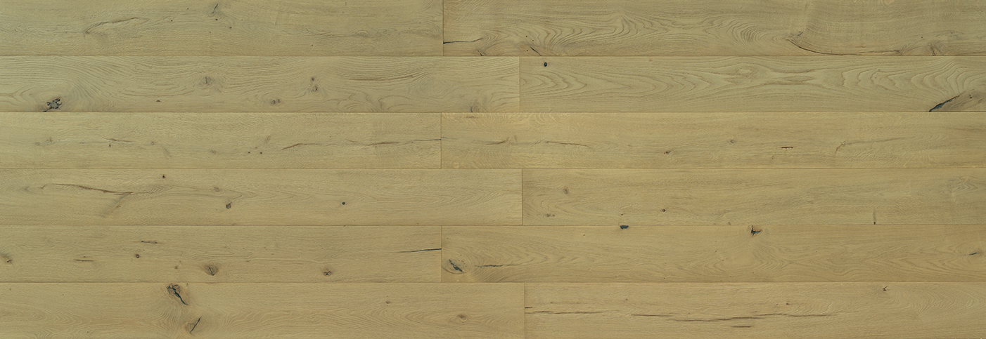Natural Oak Wide Plank Engineered Flooring -- AM-14