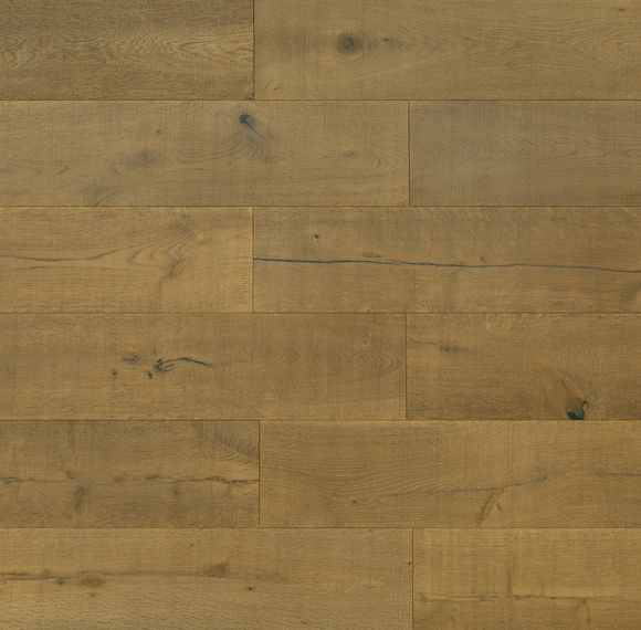 Saw Mark & Chemically Treated Natural Oak Wide Plank Engineered Flooring | AMUER AH-09