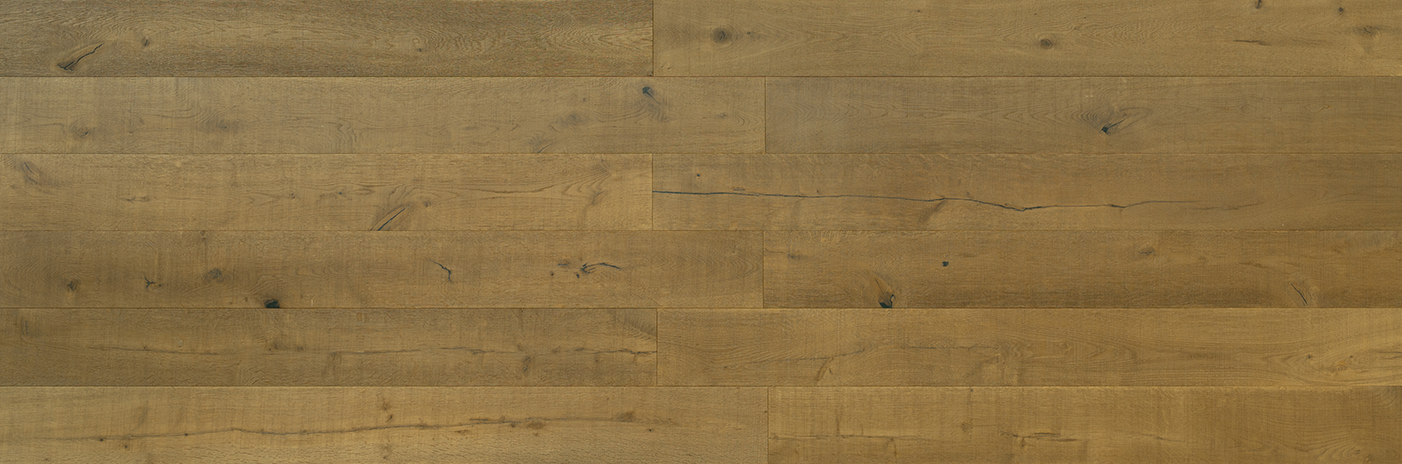 Saw Mark & Chemically Treated Natural Oak Wide Plank — AH-09