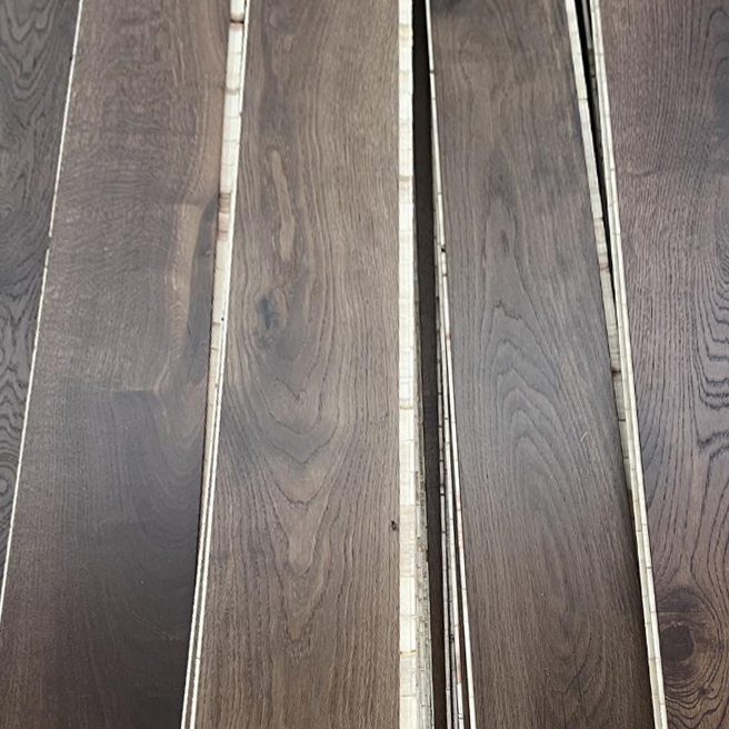 Storm Grey Oak 220mm Wide Plank Engineered Flooring — AH-10