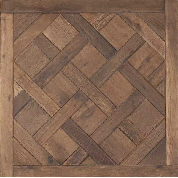 Smoked Oak Versailles Parquet Engineered Flooring 800×800mm DE Grade UV Lacquer │ AMUER  Versailles Parquet-02