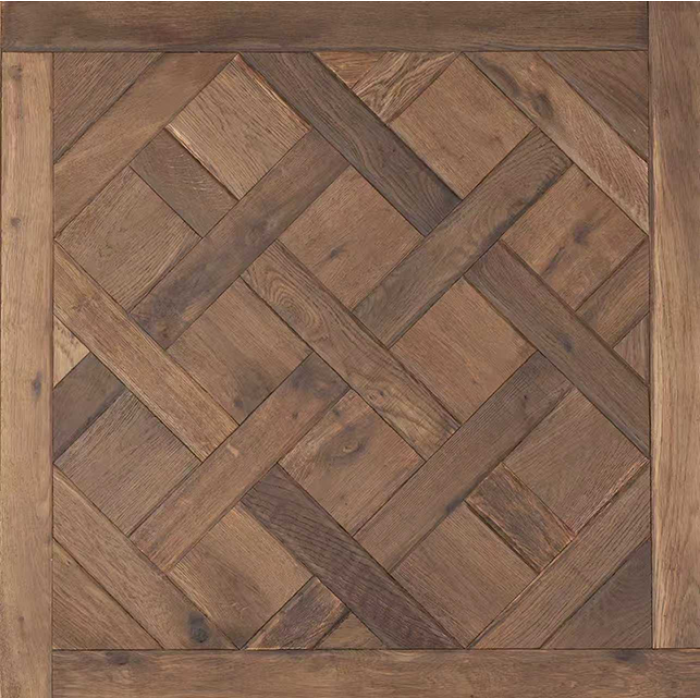 Smoked Oak Versailles Parquet Engineered Flooring 800×800mm DE Grade UV Lacquer │ AMUER  Versailles Parquet-02