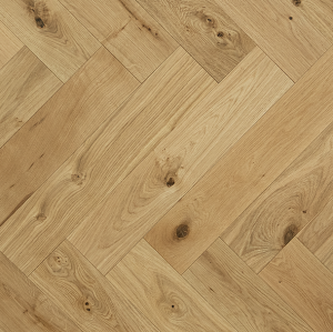 Natural Oak 120mm Click Herringbone Engineered Flooring — AM-26
