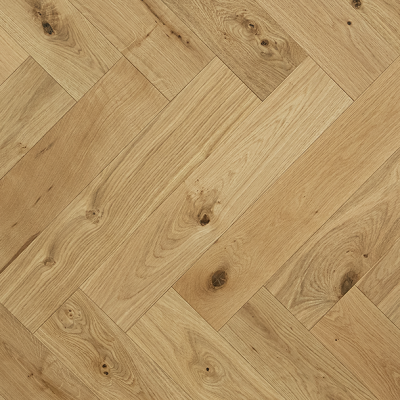 Natural Oak 120mm Click Herringbone Engineered Flooring | AMUER AM-26