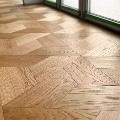 Mansion Weave Oak Parquet Flooring Wax Oil AB Grade | AMUER AM-89