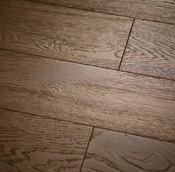 Deep Smoked Oak 150mm Long Plank Engineered Flooring | AMUER DS-02