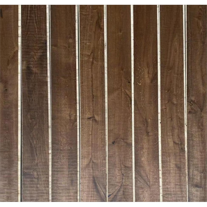 Saw Mark Smoked Oak Engineered Flooring 150mm DEF Grade UV Lacquer │ AMUER DS-03