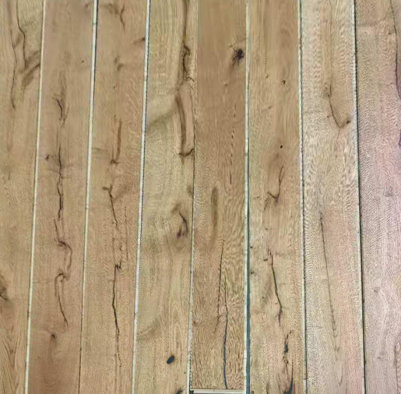 Live Sawn Oak Wide Plank Engineered Flooring 220/240mm Special Grade UV Lacquer │ AMUER NC-05