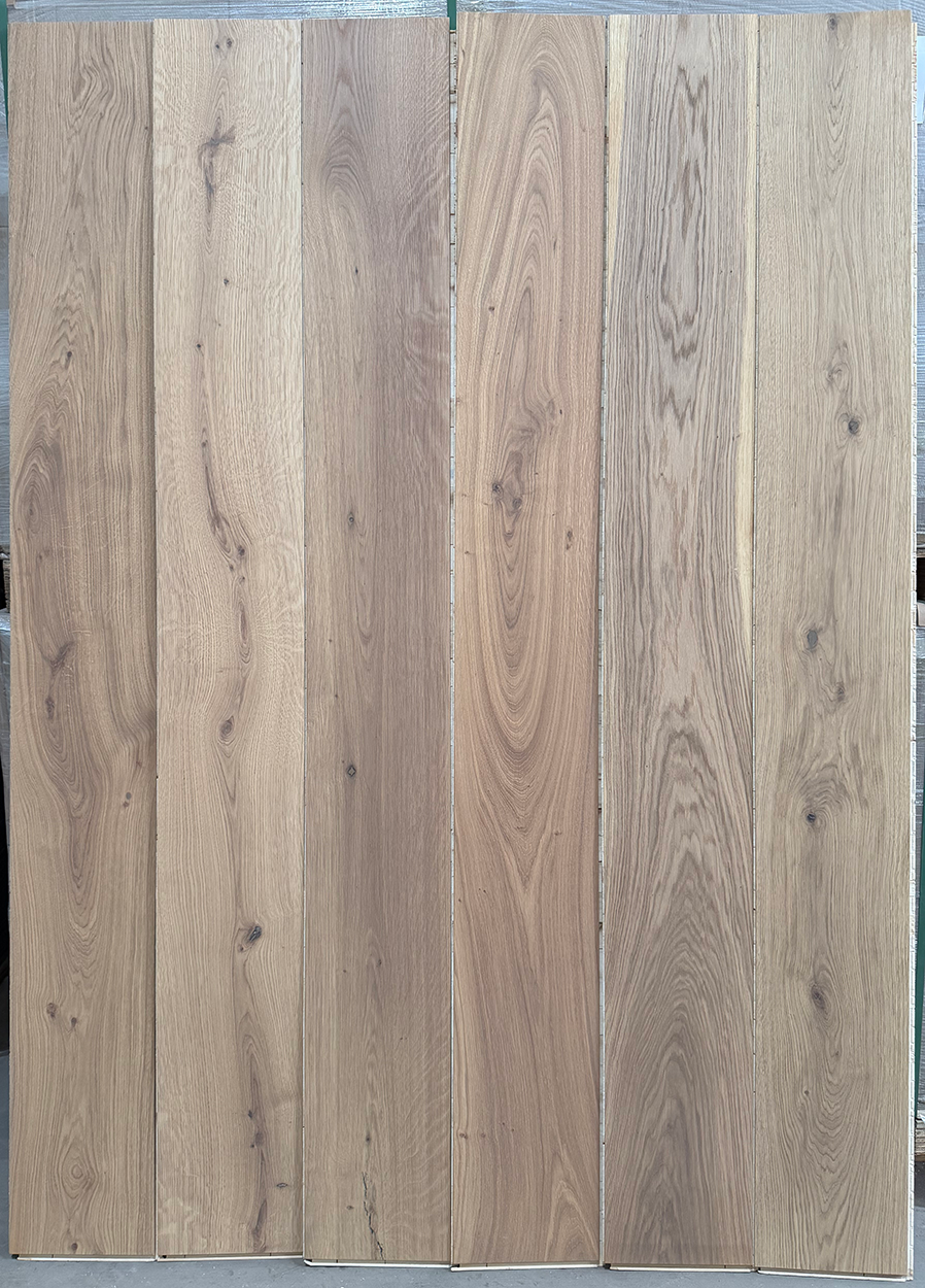 260mm Super-Wide Oak CD Grade White Oil Click Engineered Flooring—SA-04