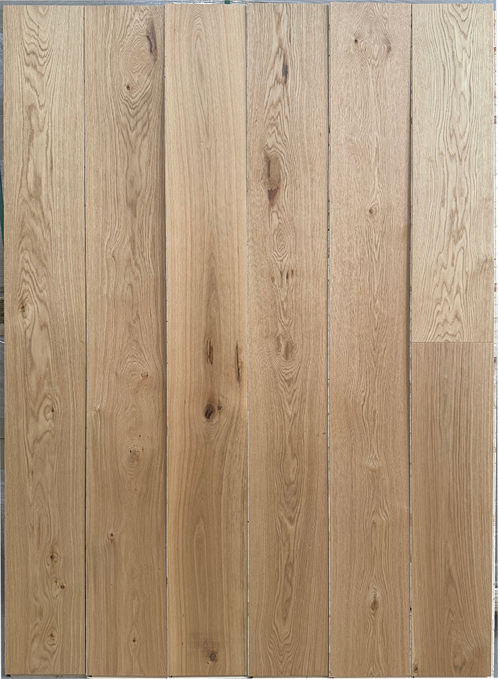 Natural Oak 260mm Wide Plank Engineered Flooring Natural Oil CD Grade 15/4mm — SA-09