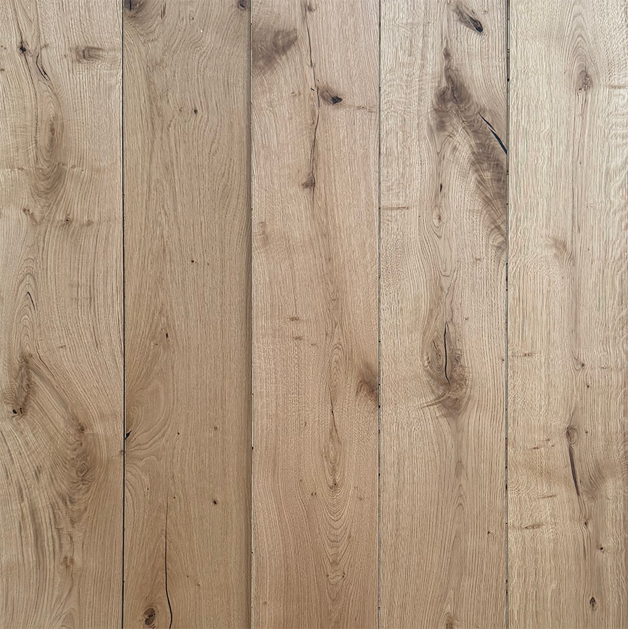 Rustic Oak 220mm Wide Plank Engineered Flooring Natural Oil EF Grade — SA-10