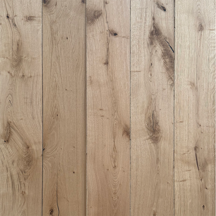 Rustic Oak 220mm Wide Plank Engineered Flooring Natural Oil EF Grade | AMUER SA-10