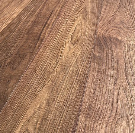 AW-07 Embossed American Walnut Wide Plank Flooring — 190mm, CD Grade, Wax Oil