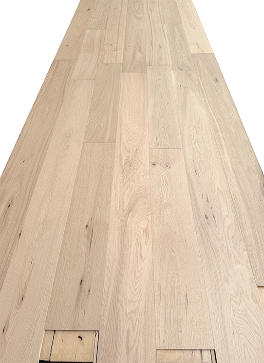 DL-703 — Oak Veneer 190mm ABCD Grade Brushed UV Lacquer Click Engineered Flooring