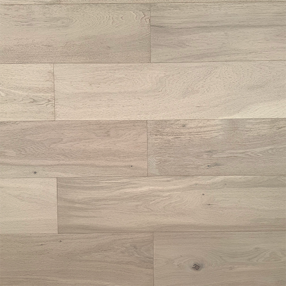 White Oak 190mm Long Plank Engineered Flooring Light Wire-Brushed — DL-711