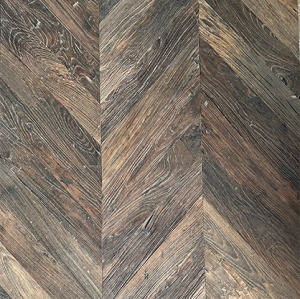 EL-06 Dark Elm 125mm Chevron Engineered Flooring Natural Oil 16/6mm | AMUER