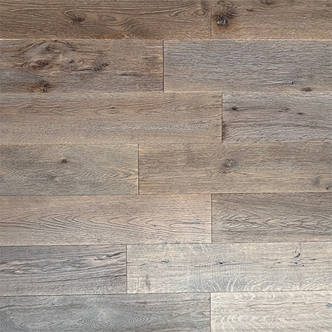 AH-12 Embossed Grey Oak 180mm Long Plank Flooring | AMUER