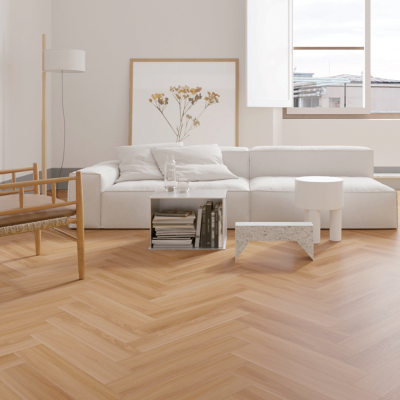The Herringbone SPC Flooring | Oak Look | AMUER