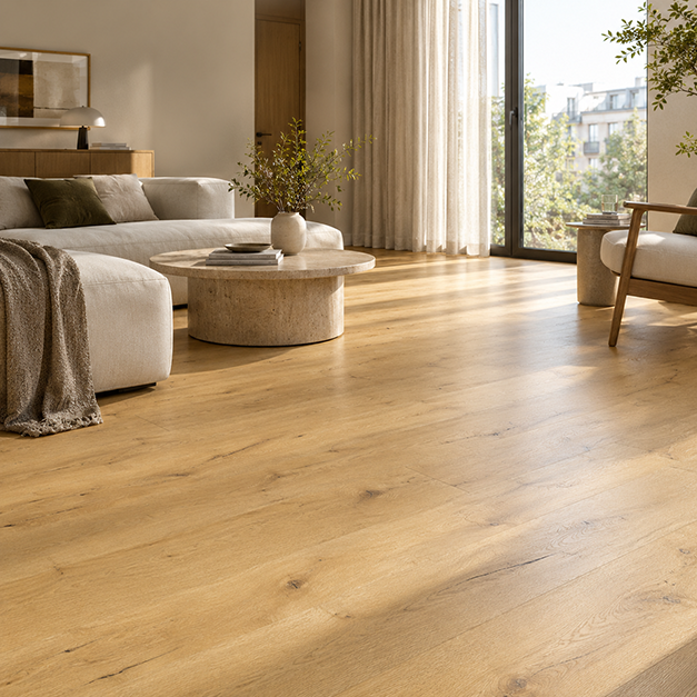Apartment Flooring: Natural Oak for Residential Projects