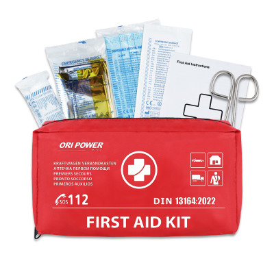 DIN 13164 Compliant First Aid Kit for Car | European Vehicle Safety Kit Manufacturer
