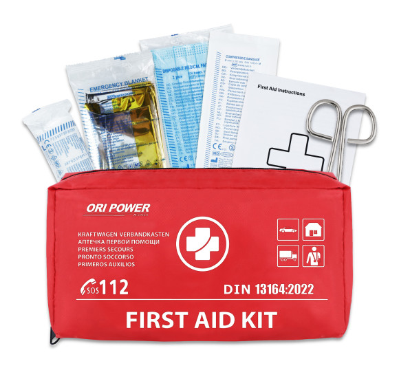 DIN 13164 Compliant First Aid Kit for Car | European Vehicle Safety Kit Manufacturer