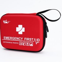Outdoor Emergency First Aid Kit | Waterproof EVA+PU Medical Survival Kit | Travel Camping Hiking OEM First Aid Kit