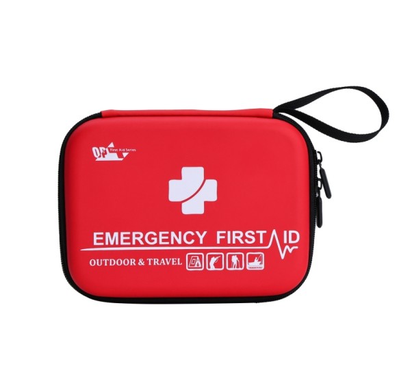 Outdoor Emergency First Aid Kit | Waterproof EVA+PU Medical Survival Kit | Travel Camping Hiking OEM First Aid Kit