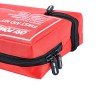 DIN 13164 Car First Aid Kit | Long Soft Bag with Triangle & Vest | OEM