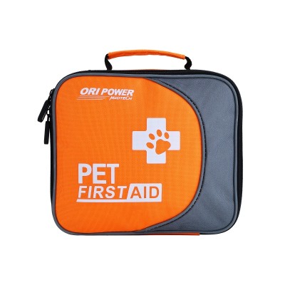 Pet First Aid Kit | Portable Orange Soft Bag | OEM Wholesale Supply