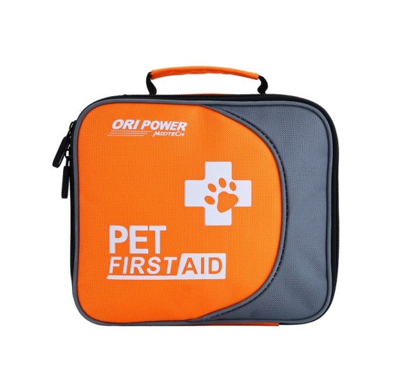 Pet First Aid Kit | Portable Orange Soft Bag | OEM Wholesale Supply