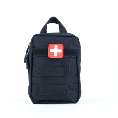 Tactical First Aid Kit | Black MOLLE Medical Pouch | OEM Wholesale
