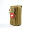 Tactical First Aid Kit | Khaki MOLLE Pouch with Chest Seal | OEM