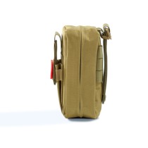 Tactical First Aid Kit | Khaki MOLLE Pouch with Chest Seal | OEM